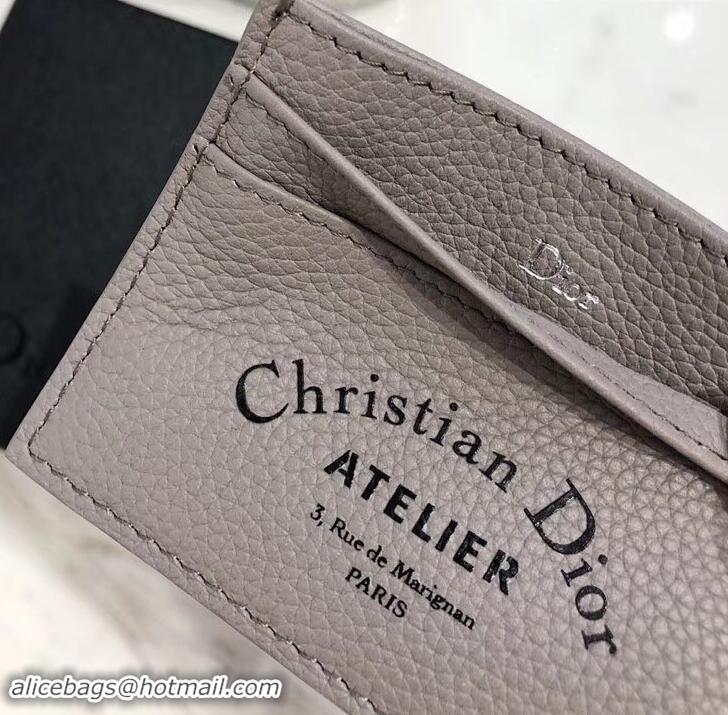 Luxury Dior Atelier Homme Card Holder 500520 Grey 2019