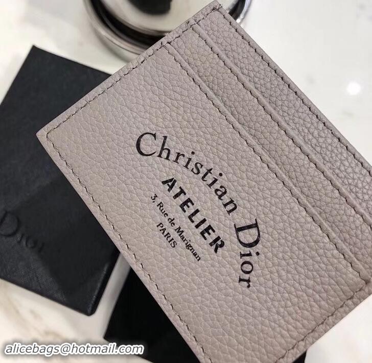 Luxury Dior Atelier Homme Card Holder 500520 Grey 2019