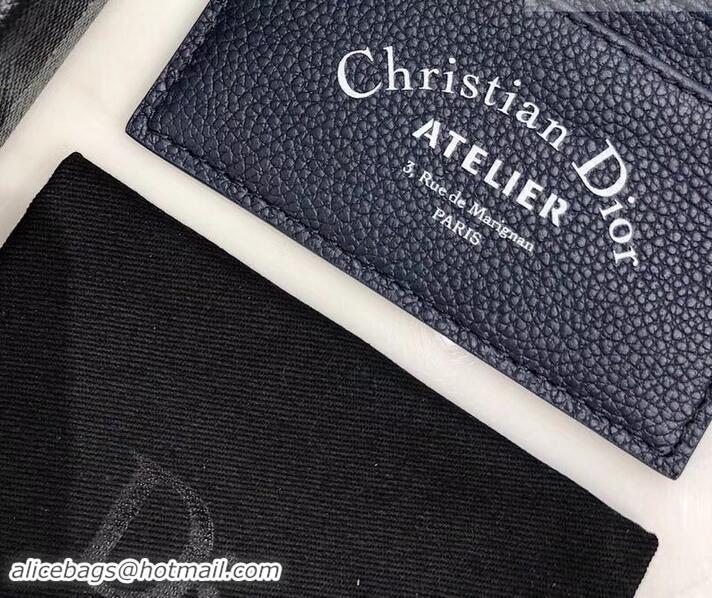 Duplicate Dior Atelier Homme Card Holder 500520 Dark Blue 2019