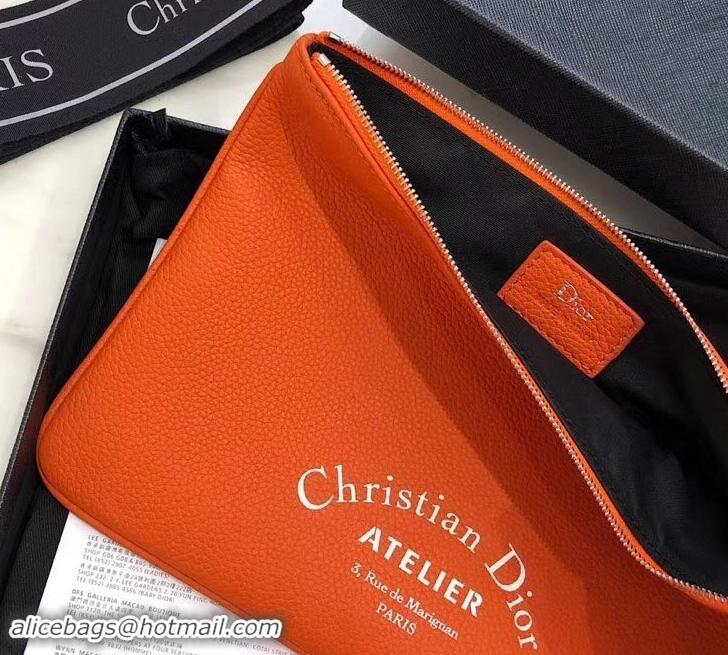 Pretty Style Dior Atelier Homme Pouch 500521 Orange 2019