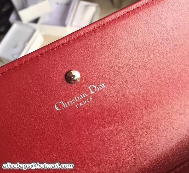 Fashion Dior Diorama Wallet on Chain Clutch 500618 Red