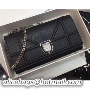 Purchase Dior Diorama Wallet on Chain Clutch 500618 Black