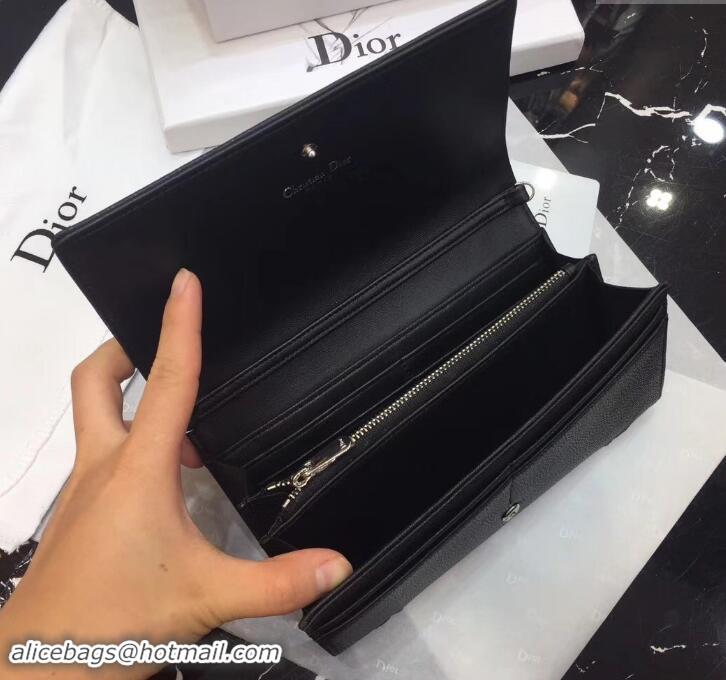 Purchase Dior Diorama Wallet on Chain Clutch 500618 Black