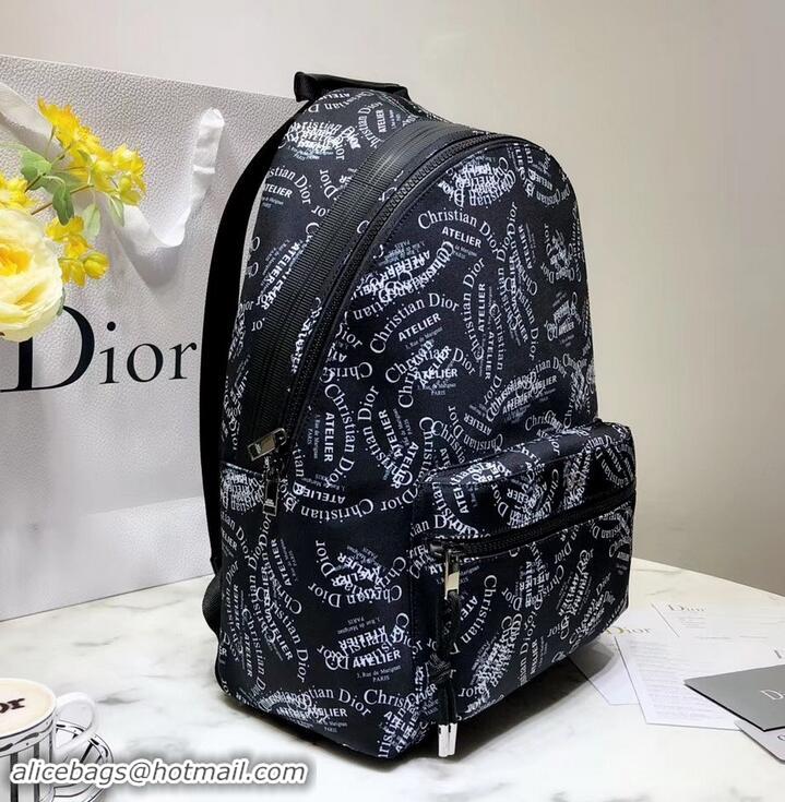 Fashion Dior Rider Rucksack Backpack Bag All Over Logo 500630