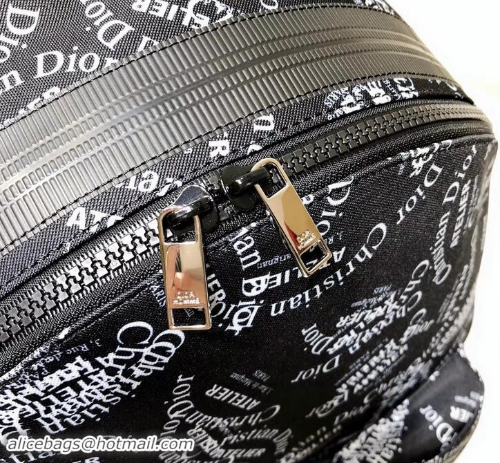 Fashion Dior Rider Rucksack Backpack Bag All Over Logo 500630