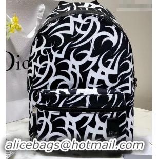 Crafted Dior Rider Rucksack Backpack Bag in Dior Tribal Nylon 500633