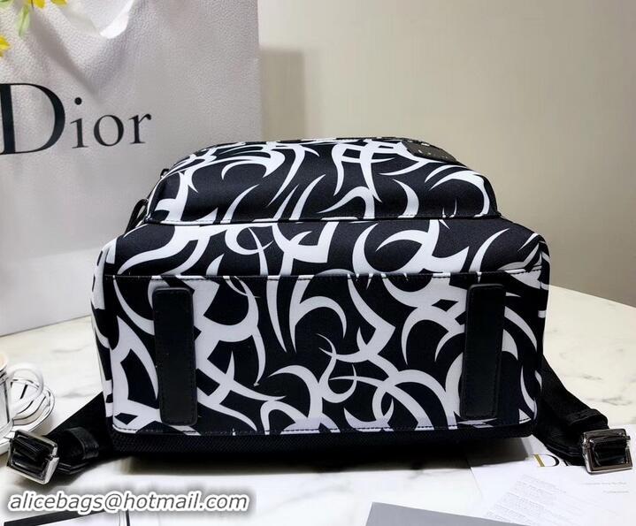 Crafted Dior Rider Rucksack Backpack Bag in Dior Tribal Nylon 500633