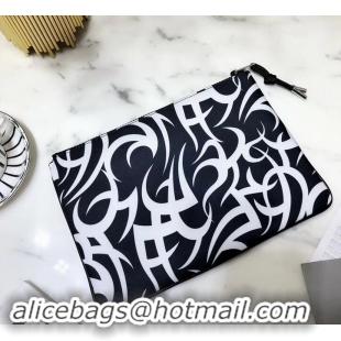 Expensive Dior Flat Pouch Clutch Bag in Dior Tribal Nylon 500634