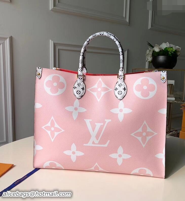 New Style Louis Vuitton Monogram Canvas Onthego Tote Bag M44569 Rouge 2019