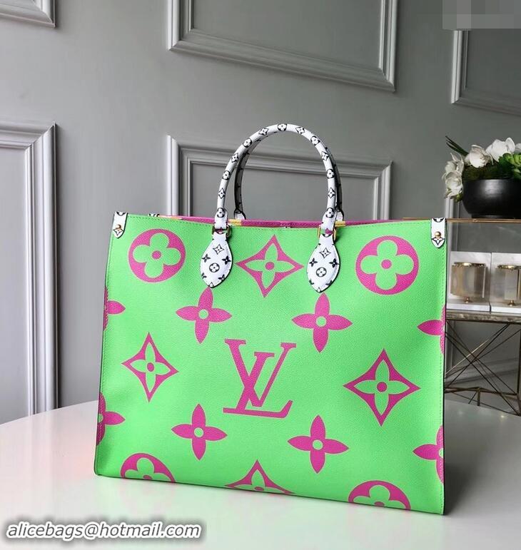 Discount Louis Vuitton Monogram Canvas Onthego Tote Bag M44570 Green 2019