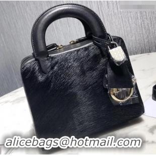 AAAAA Dior Lily Bag In Horsehair Pony Effect 500811 Black