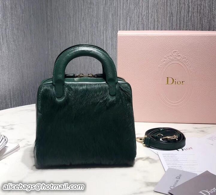 Luxury Dior Lily Bag In Horsehair Pony Effect 500811 Green