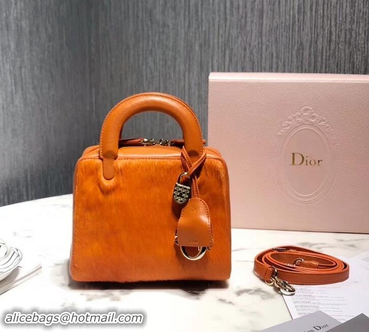 Buy Discount Dior Lily Bag In Horsehair Pony Effect 500811 Orange