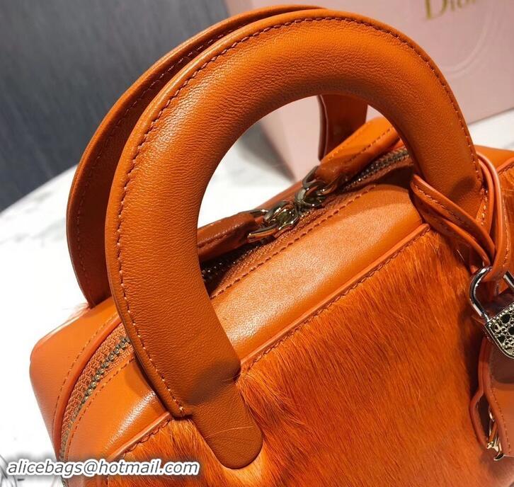 Buy Discount Dior Lily Bag In Horsehair Pony Effect 500811 Orange