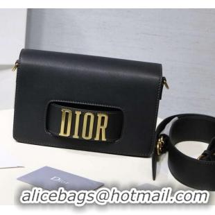 Newest DIOR DIO(R)EVOLUTION FLAP BAG 500843 black/gold 2019