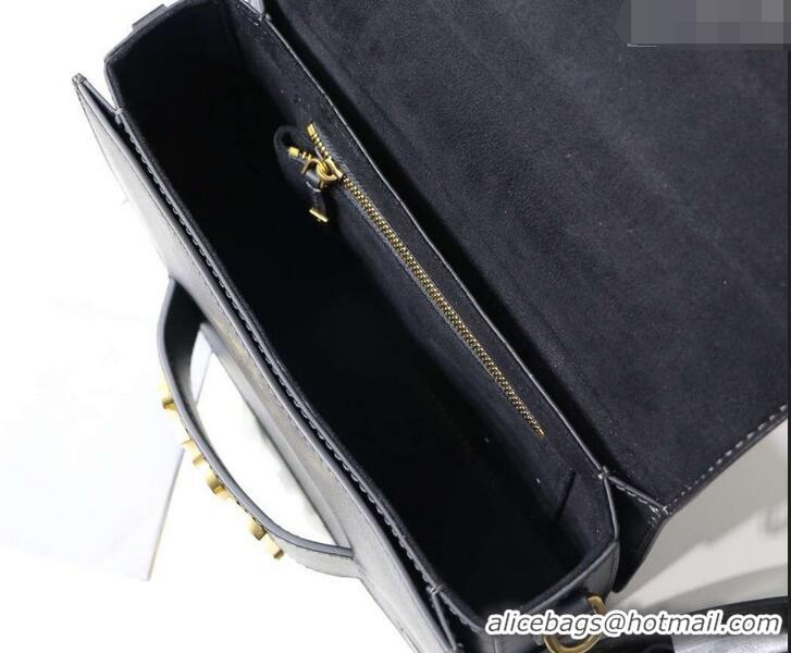 Newest DIOR DIO(R)EVOLUTION FLAP BAG 500843 black/gold 2019