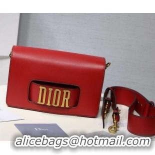 Top Quality DIOR DIO(R)EVOLUTION FLAP BAG 500843 red/gold 2019