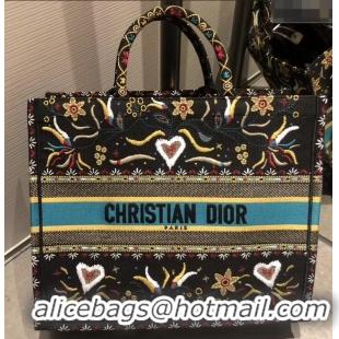 Fashion Discount Dior Book Tote Bag In Heart Embroidered CD500851 2019