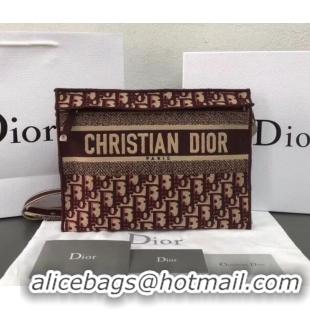 Good Looking Dior Oblique Canvas Diorcamp Small Messenger Bag CD500860 Burgundy 2019