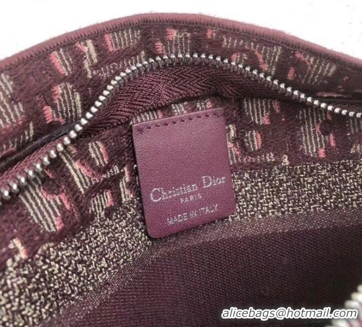 Good Looking Dior Oblique Canvas Diorcamp Small Messenger Bag CD500860 Burgundy 2019