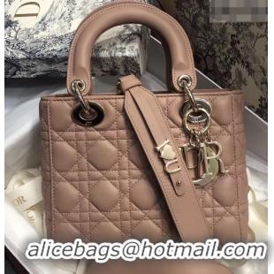 Charming Lady Dior My ABCDior Bag in Cannage with Badges CD510034 Nude 2019