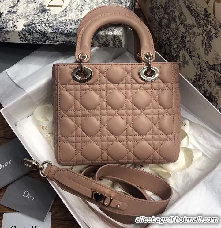 Charming Lady Dior My ABCDior Bag in Cannage with Badges CD510034 Nude 2019