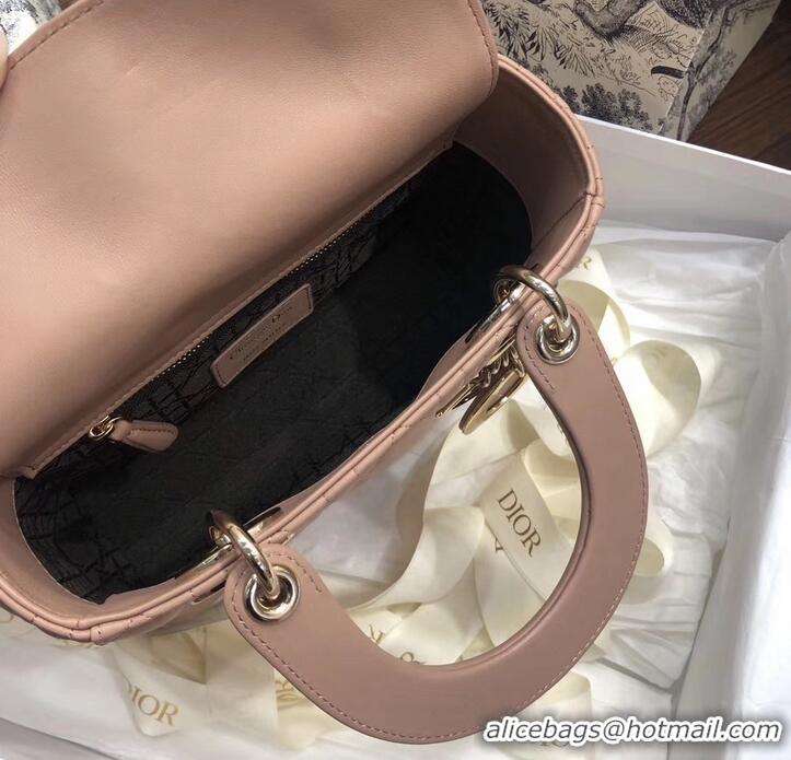 Charming Lady Dior My ABCDior Bag in Cannage with Badges CD510034 Nude 2019