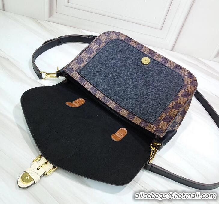 Best Luxury Louis Vuitton Damier Ebene Canvas Trendy Crossbody Bag N40146 Noir 2019