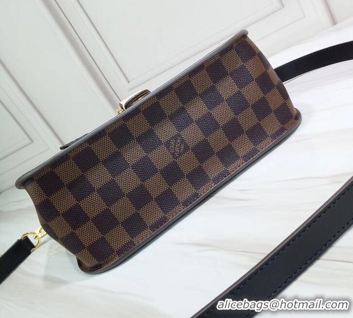 Best Luxury Louis Vuitton Damier Ebene Canvas Trendy Crossbody Bag N40146 Noir 2019