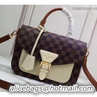 Top Design Louis Vuitton Damier Ebene Canvas Trendy Crossbody Bag N40148 Creme 2019