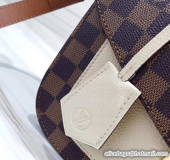 Top Design Louis Vuitton Damier Ebene Canvas Trendy Crossbody Bag N40148 Creme 2019