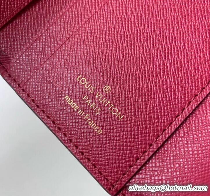 Comfortable Louis Vuitton Monogram Canvas Zoé Wallet M62932 Fuchsia 2019