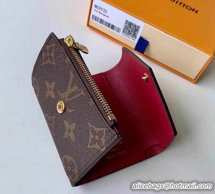 Comfortable Louis Vuitton Monogram Canvas Zoé Wallet M62932 Fuchsia 2019