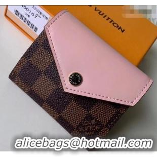 Charming Louis Vuitton Monogram Canvas Zoé Wallet N60167 Rose Ballerine 2019