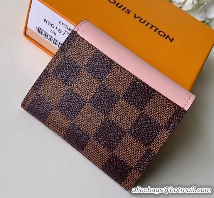 Charming Louis Vuitton Monogram Canvas Zoé Wallet N60167 Rose Ballerine 2019