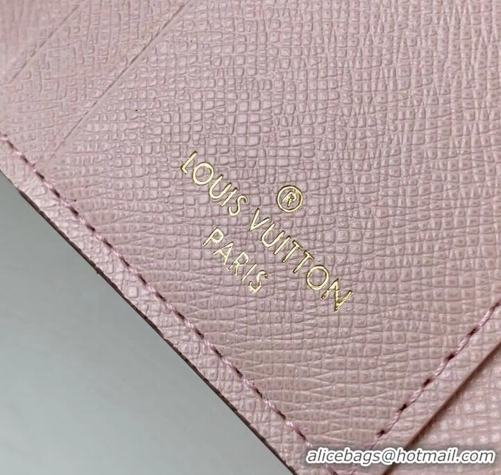 Charming Louis Vuitton Monogram Canvas Zoé Wallet N60167 Rose Ballerine 2019