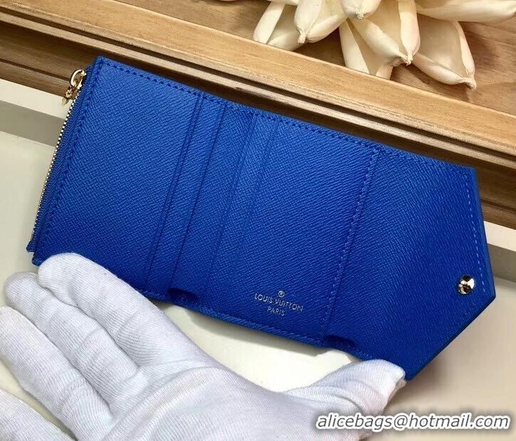 AAAAA Louis Vuitton Damier Azur Canvas Zoé Wallet N60219 Bleuet 2019