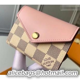 Good Quality Louis Vuitton Monogram Canvas Zoé Wallet N60168 Eau de Rose 2019