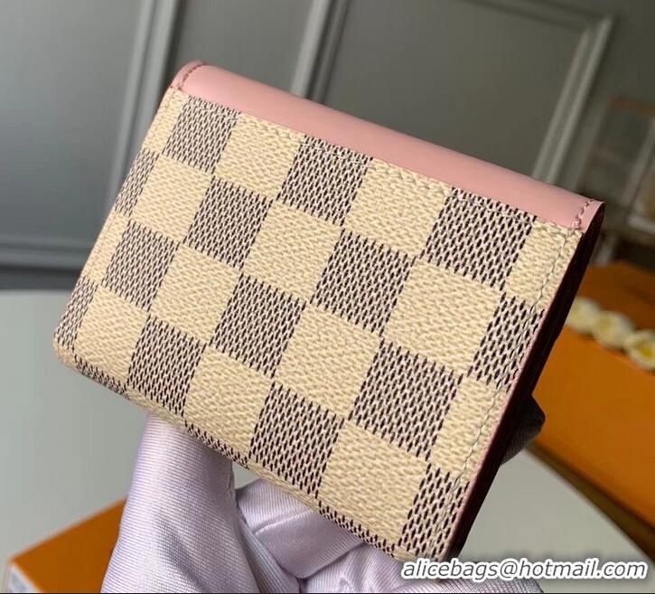 Good Quality Louis Vuitton Monogram Canvas Zoé Wallet N60168 Eau de Rose 2019