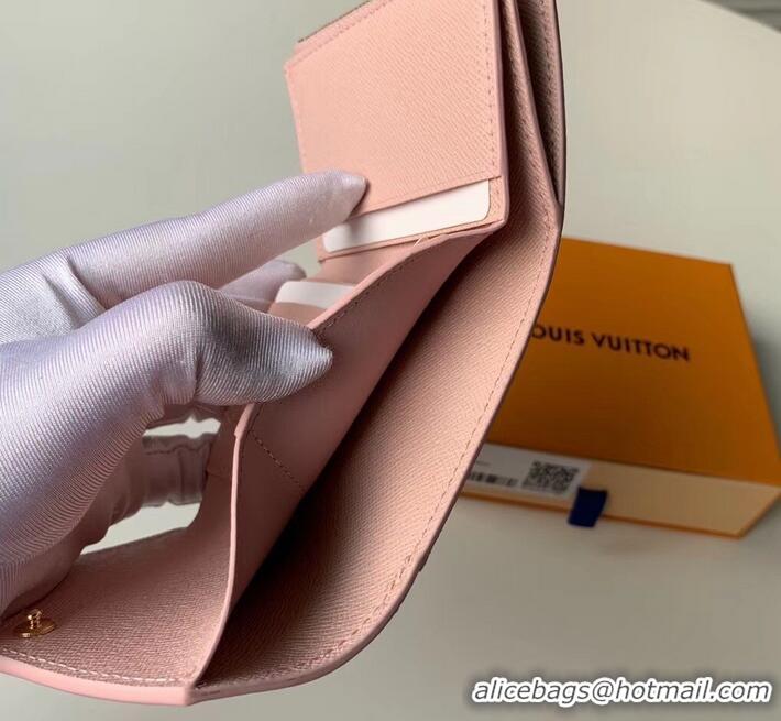 Good Quality Louis Vuitton Monogram Canvas Zoé Wallet N60168 Eau de Rose 2019