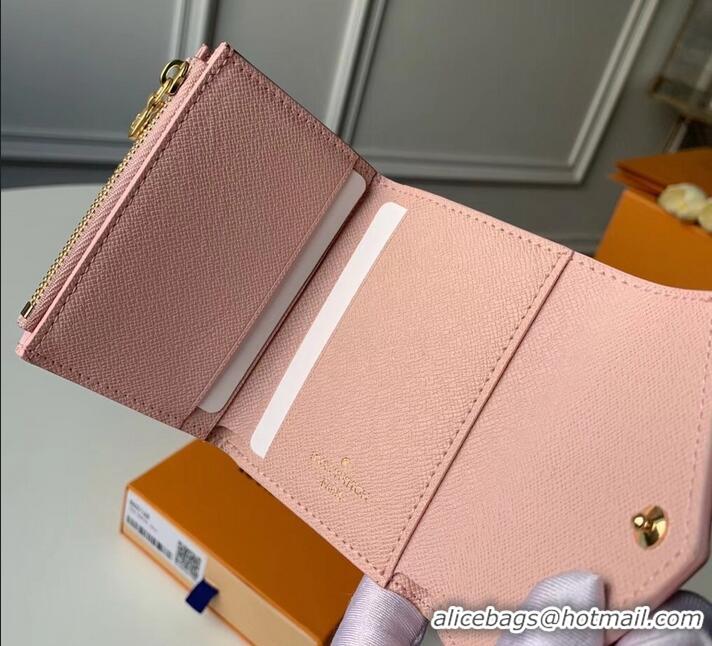 Good Quality Louis Vuitton Monogram Canvas Zoé Wallet N60168 Eau de Rose 2019