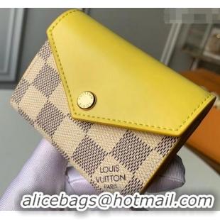 Super Quality Louis Vuitton Damier Azur Canvas Zoé Wallet N60220 Pineapple 2019