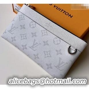 Unique Style Louis Vuitton Monogram Antarctica Canvas Discovery Pochette Bag M30279 White 2019