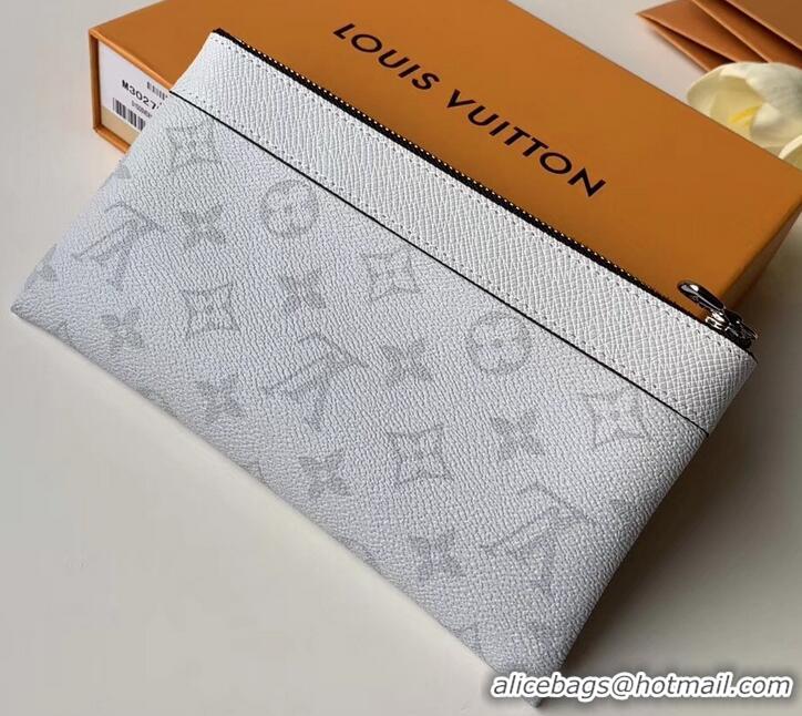 Unique Style Louis Vuitton Monogram Antarctica Canvas Discovery Pochette Bag M30279 White 2019