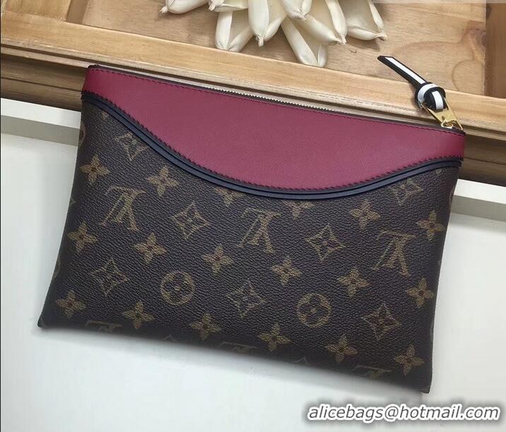 Top Quality Louis Vuitton Monogram Canvas Pochette Tuileries Bag M63936 Bordeaux 2019