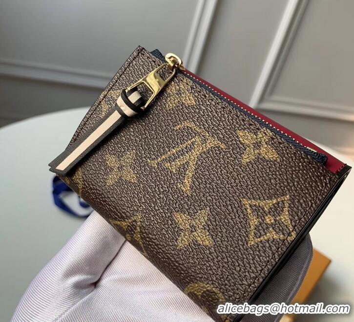 Stylish Louis Vuitton Monogram Canvas Tuileries Compact Wallet M63938 Bordeaux 2019