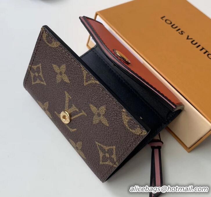 Fashion Louis Vuitton Monogram Canvas Tuileries Compact Wallet M63904 Kabuki 2019