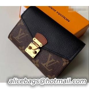 Best Price Louis Vuitton Monogram Canvas Pallas Compact Wallet M67479 Noir 2019