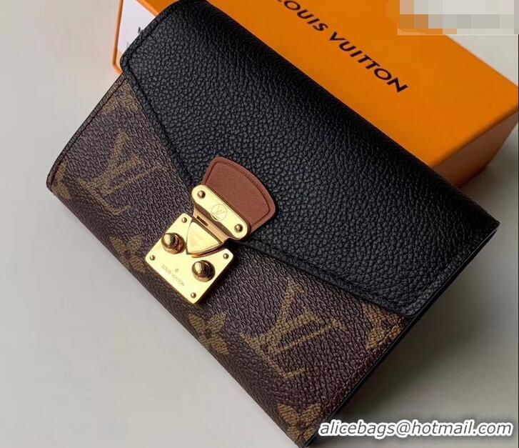 Best Price Louis Vuitton Monogram Canvas Pallas Compact Wallet M67479 Noir 2019