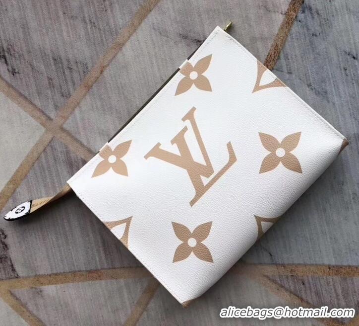 Grade Louis Vuitton Monogram Canvas Toiletry Pouch 26 Bag M47542 Kaki 2019